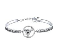 My Pet Elephant Bracelet Koala Butt - Bracelet en bronze - Femme - 3,5 cm - Cuivre - Guess What Koala Butt, L, Nickel Cuivre, Pas de gemme