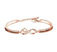 My Pet Elephant - Bracelet Vampire en argent, acier inoxydable, 5 cm, fermoir homard, chaîne à maillons standard, femmes adultes, 5 cm, Acier inoxydable