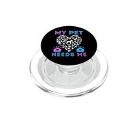 My Pet Helps Me Survive Suicide Soutien émotionnel pour Chien Chiot PopSockets PopGrip pour MagSafe