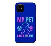 My Pet Saved My Life Prévention du Suicide pour Chat et Chien Coque pour iPhone 11