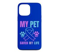 My Pet Saved My Life Prévention du Suicide pour Chat et Chien Coque pour iPhone 13 Pro Max