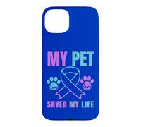 My Pet Saved My Life Prévention du Suicide pour Chat et Chien Coque pour iPhone 15 Plus