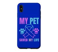 My Pet Saved My Life Prévention du Suicide pour Chat et Chien Coque pour iPhone XS Max