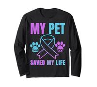 My Pet Saved My Life Prévention du Suicide pour Chat et Chien Manche Longue