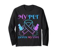 My Pet Saved My Life Suicide Soutien émotionnel Chat Manche Longue