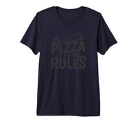 My Pizza My Rules Italien et Fromage T-Shirt Haut de Gamme