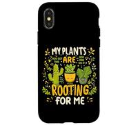My Plants are Rooting for Me, Amateur de Jardinage Amusant Coque pour iPhone X/XS