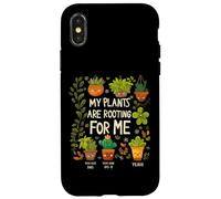 My Plants are Rooting for Me, Amateur de Jardinage Amusant Coque pour iPhone X/XS