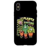 My Plants are Rooting for Me, Amateur de Jardinage Amusant Coque pour iPhone X/XS