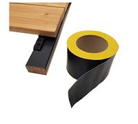 My Plast 10.000 x 75 x 0,6 mm Lot de 5-Noir Ruban adhésif de Protection en Bois pour terrasse, Gris, 5 Rollen (Gesamt 50 Meter)