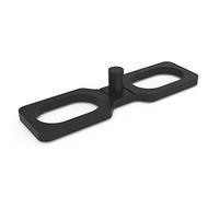 My plast 1007 Entretoise, espaceurs Lot de 100 écarteurs pour terrasses 7 mm Noir