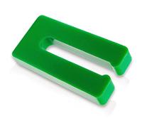 My Plast 250 pièces 50 x 57 - 8 mm entretoises en plastique plein matériau I cales d'espacement en plastique I plaquettes de compensation I cales I plaques en plastique I Plaques de calage