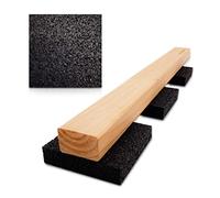 My Plast 90 x 90 x 6mm I 100 pièces I des coussinets pour terrasse I granulés de caoutchouc I terrasse I comme support pour lames de terrasse et dalles de terrasse I comme tapis antidérapant I