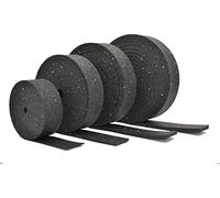 My Plast belastbare Bautenschutzmatte 10 000 x 80 x 10 mm, 1 pièce Tapis Rouleau de granulés de Caoutchouc résistant à l'eau pour la Construction de terrasses, Noir, 10.000 x 80 x 10 mm