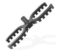 My Plast Espaceurs de lames de terrasse - Lot de 900 entretoises/cales d’espacement 7 mm - Terrasse bois & composite - Pose facile, espacement régulier, drainage & ventilation - Noir