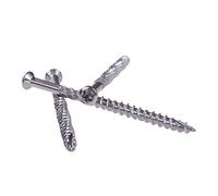 My Plast Lot de 100 vis de terrasse en acier inoxydable C1 pour la construction de terrasse avec pointe coupée 5 x 70 mm