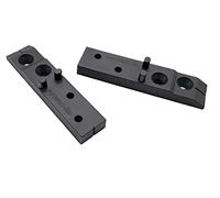 My Plast Lot de 300 entretoises invisibles sans vis pour aluminium et bois au Royaume-Uni à partir de 4 mm