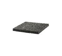 My Plast Lot de 75 Tapis de Terrasse en Granulés de Caoutchouc - 90 x 90 x 8 mm - Protection de Construction pour Véranda, Patio - Antidérapant, Imperméable