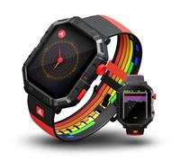 My Play Watch Atari 2600 Montre Intelligente de Jeu rétro avec Technologie sélective, Non connectée, Centipede intégré, Pong, Missile Command, Super Breakout, traqueur de Fitness, Indice IP68