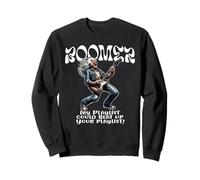 My Playlist Can Beat Up Your Playlist Design Fun Baby Boomer Sweatshirt