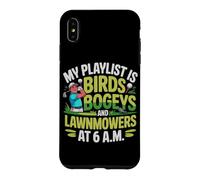 My Playlist is Birds BOGEYS and LAWNMOWERS Coque pour iPhone XS Max