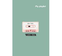 My Playlist -Love You " Music Composition Notebook - Blank Sheet Music Notebook: Perfect For Learning Piano, Violin, Guitar, Notebook For Musicians / Staff Paper / Composition Books Gifts
