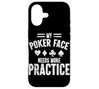 My Poker Face Needs More Practice Carte de Joueur de Poker Amusante Coque pour iPhone 17