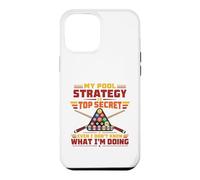 My Pool Strategy is Top Secret Funny Billiard Coque pour iPhone 12 Pro Max