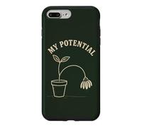 My Potential Funny Introverti Plant Humour Fleur fanée Coque pour iPhone 7 Plus/8 Plus