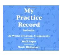 My Practice Record, Hal Leonard Student Piano Library
