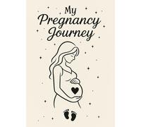 My Pregnancy Journey | Elegant Black Lined Keepsake Notebook with Stars & Baby Footprints: Unique Pregnancy Memory Book for Expecting Mothers | Perfect Baby Shower Gift for Moms-to-Be (120 Pages)