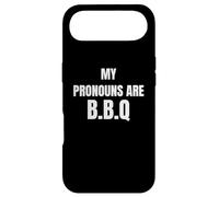 My Pronouns are BBQ Funny Sarcastic Bold Text Tees and More Coque pour iPhone Air