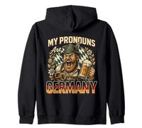 My Pronouns are Germany Allemagne Sweat à Capuche
