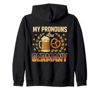 My Pronouns are Germany Allemagne Sweat à Capuche