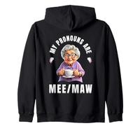 My Pronouns are Mee Maw Funny Nana Grandma Meme Gifts Sweat à Capuche