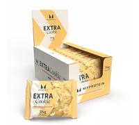 My Protein Protéine Cookie Complément Alimentaire Saveur Amande au Chocolat Blanc 12 x 75 g