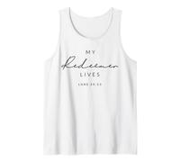 My Redeemer Lives Christian Men & Women That Love Jésus Joy Débardeur