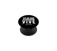 My Redeemer Lives Job 19:25 Espagnol Foi chrétienne PopSockets PopGrip Adhésif
