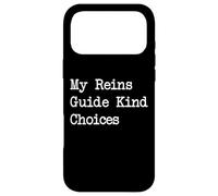 My Reins Guide Kind Choices Citation Amusante sur Le Bien-être des Animaux Coque pour iPhone 17 Pro Max