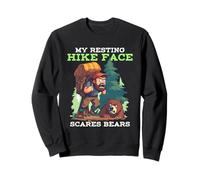 MY RESTING HIKE FACE SCARES BEARS Sweatshirt