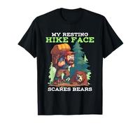 MY RESTING HIKE FACE SCARES BEARS T-Shirt