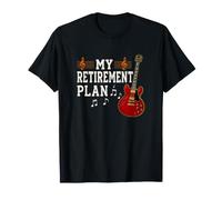 My Retirement Plan Guitariste Guitariste Musicien Rock Jam T-Shirt