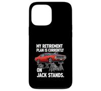 My Retirement Plan is on Jack Stands Muscle Car Coque pour iPhone 13 Pro Max