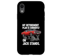 My Retirement Plan is on Jack Stands Muscle Car Coque pour iPhone XR