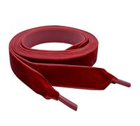 My Ribbon Laces™ - Lacets plats en velours pour adultes ou enfants - Pour baskets, chaussures de sport, bottes, bordeaux, 142cm