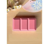 My Rock Way Petite Boîte Portable Rose Fuchsia Bublegum en métal pour Aquarelle avec 14 Demi-Godets, Palette de mélange et Fond Plat. Boîte d'aquarelle de Voyage légère, Parfait pour Un Cadeau