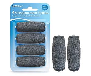 My Rollers Lot de 4 Rouleaux Ponceurs Micro-Minéraux Extra Rugueux de Remplacement compatible avec Velvet Smooth de Scholl