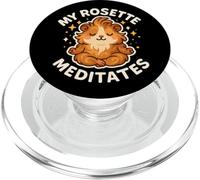 My Rosette Cochon d'Inde Médite Mignon Drôle PopSockets PopGrip pour MagSafe