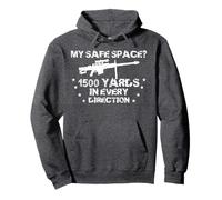 My Safe Space Veteran Snowflake Safe Spaces Funny Sniper Sweat à Capuche