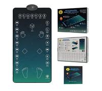 My Salah Mat Tapis de prière interactif intelligent avec nouvelle connexion sans fil et traduction de salah, 25 touches tactiles pour apprendre les sourates et les duas, pour les revers et les